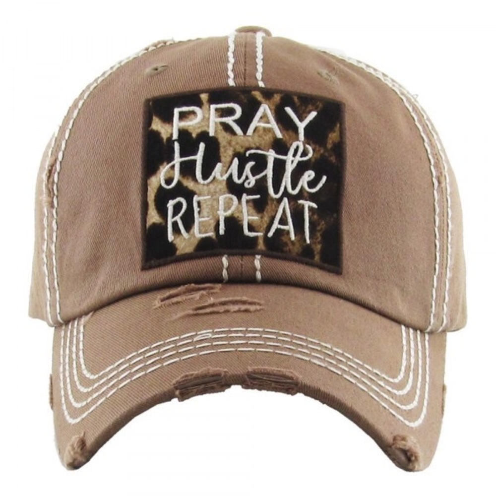 Distressed Embroidered Baseball Cap